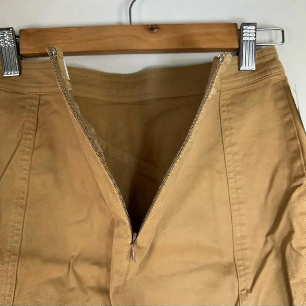 Aritzia Sunday Best Whitney Ruffle Mini Skirt - 2 - Tan